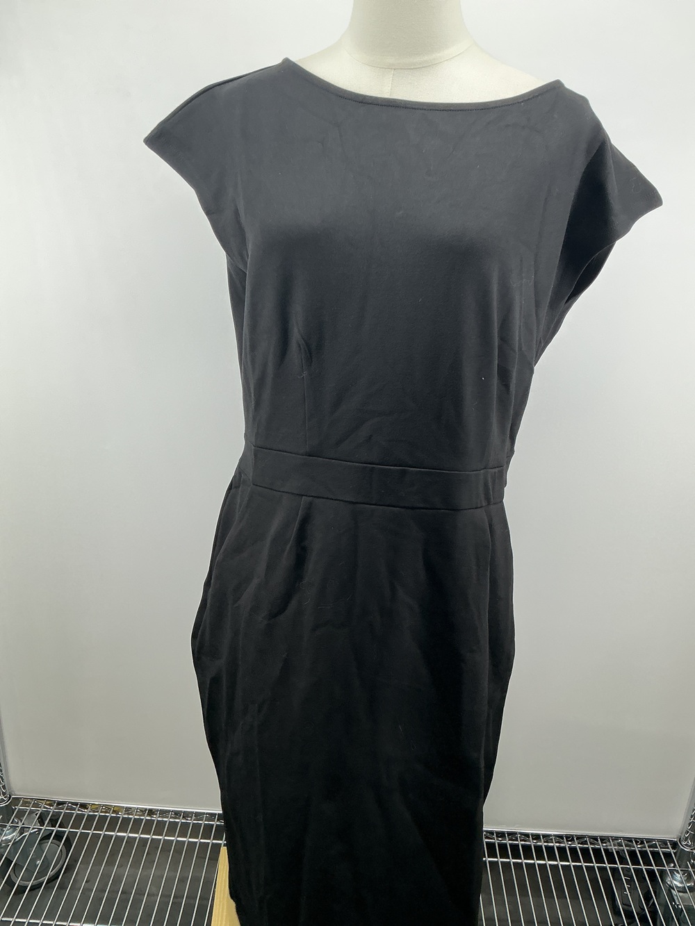 Ultra-Stretch Ponte Cap Sleeve Dress